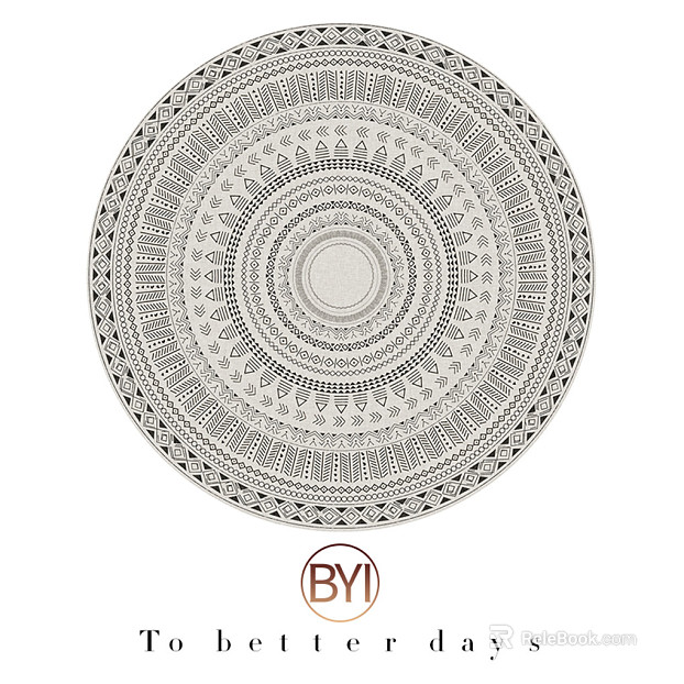 Round carpet texture
