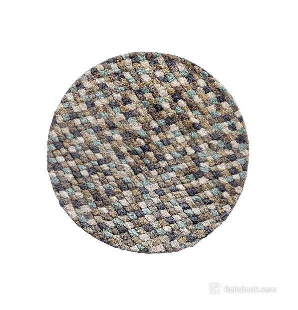 Round carpet texture
