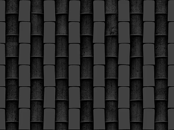 Green black tile roof building materials texture (ID:ffaeh713839)