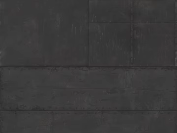 Dark gray distressed metal panel, industrial wall surface texture (ID:ffaeh842039)