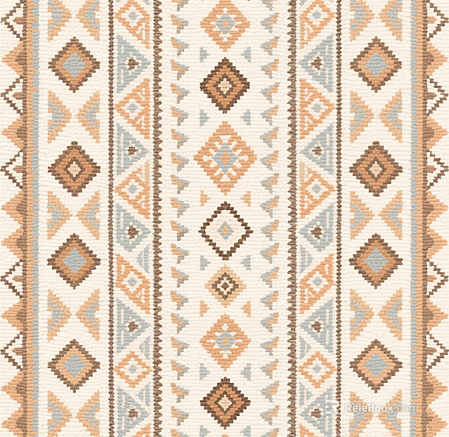 Bohemian Pattern Rug texture