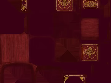 Retro-style gold-grain wood veneer with red background texture (ID:ffaeh864039)