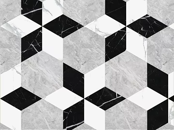 Marble Parquet Black and White Parquet Long Lattice Floor Tile texture (ID:ffacg35317)