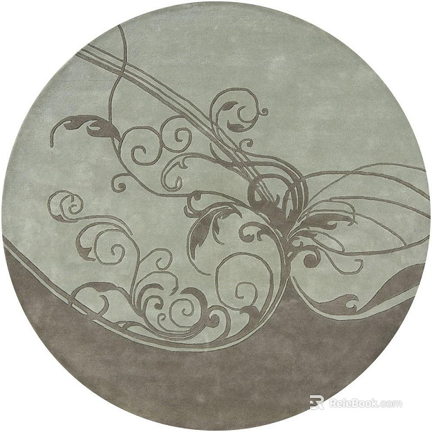 Round carpet texture