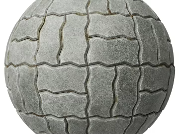 Permeable Brick PBR texture (ID:ffach383481)