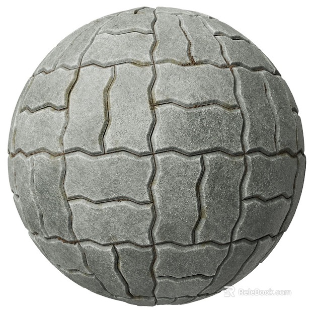 Permeable Brick PBR texture