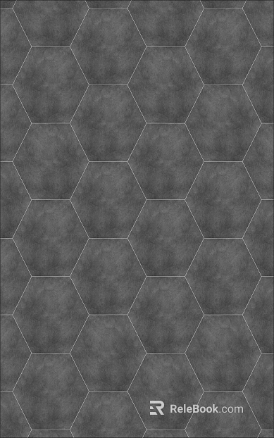Hexagonal Brick Grey Hexagonal Brick texture
