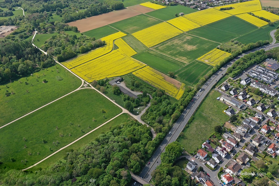 Aerial photography of rural farmland texture