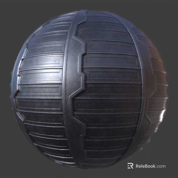 Sci-Fi Exterior Wall PBR texture