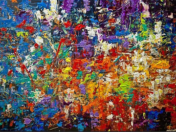 Abstract Color Oil Painting Decorative Painting texture (ID:ffaeh559566)