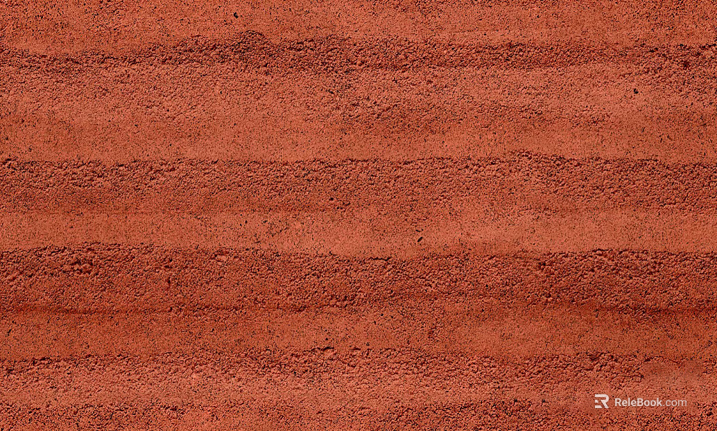 Red clay art wall texture
