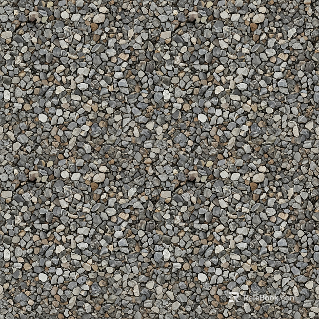 Gravel road texture