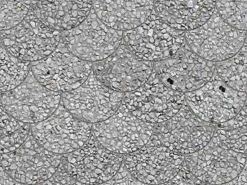 Modern fish scale paving gravel texture (ID:ffach120573)