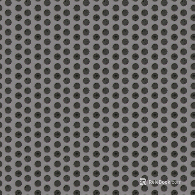 Perforated plate metal texture