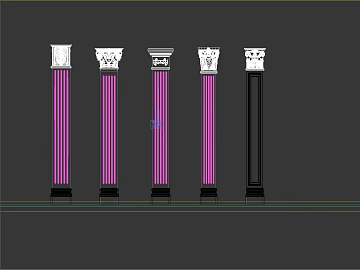 Purple black European carved Roman column building components texture (ID:ffaeh929694)