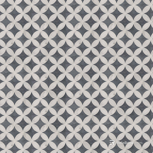 Retro Geometric Pattern Foil Tile Tile Art Tile texture