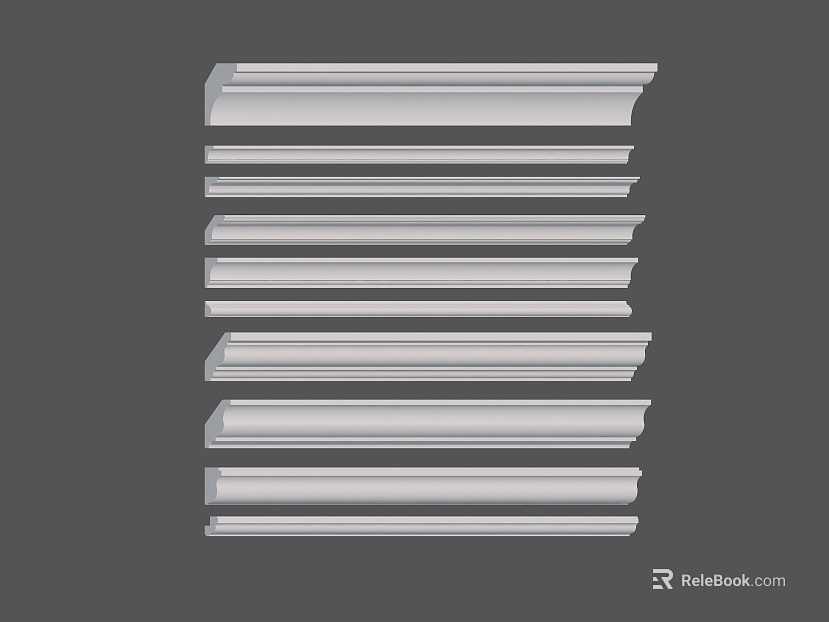 White European plaster line wall decoration texture