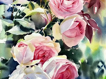 Flower Painting Hanging Painting Decorative Painting Plant Painting texture (ID:ffach402370)