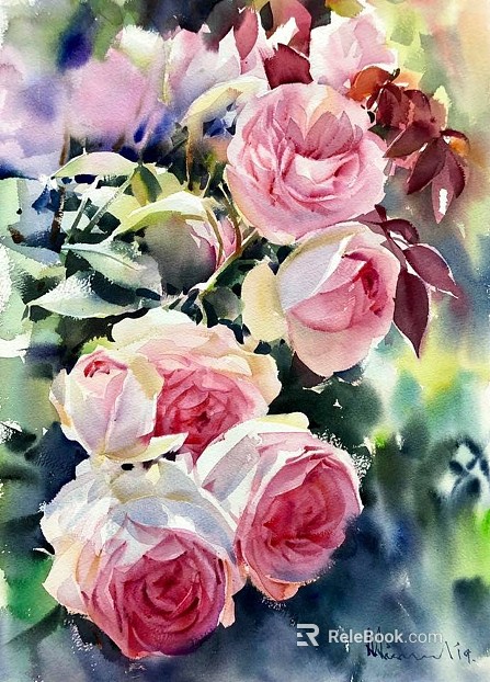 Flower Painting Hanging Painting Decorative Painting Plant Painting texture