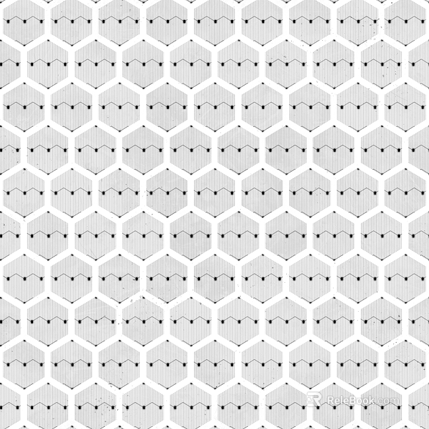 Hexagonal tile texture