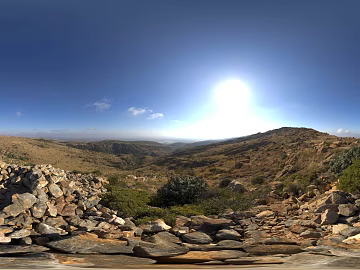 Outdoor Stone Peak Landscape Sunrise HDR texture (ID:ffabg68651)