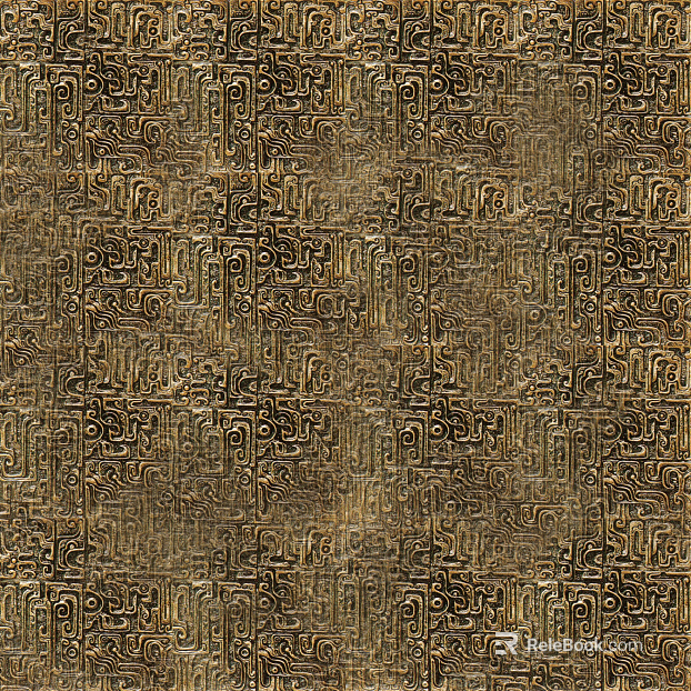 Gold-plated element texture