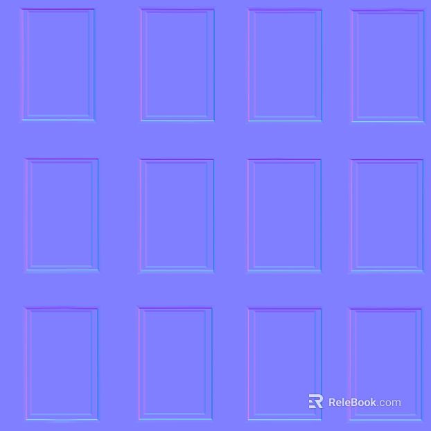Blue-purple geometric wall panel background wall texture