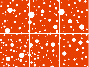 Orange White Dot Art Brick Wall texture (ID:ffaeh721359)