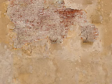 Brick wall Post-war wind red brick cement wall texture (ID:ffajg37163)