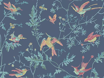 animal and plant pattern 3d model