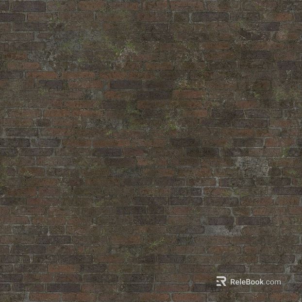 Vintage red-brown weathered brick wall exterior wall finish texture