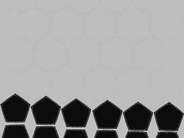 Black and white geometric hexagonal tile wall paving texture (ID:ffaeh445289)