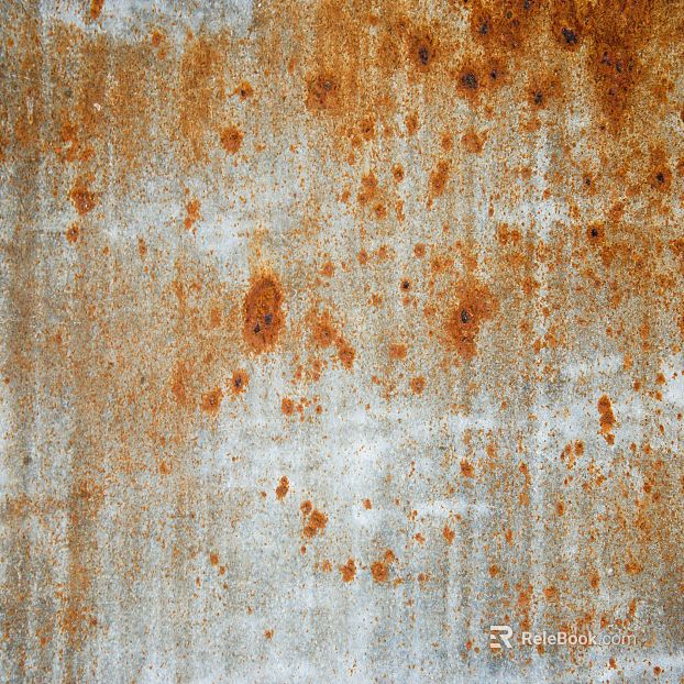 Rusty old sheet metal texture