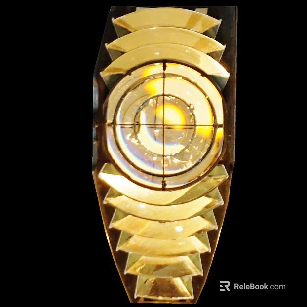 Golden Art Glass Decorative Components texture