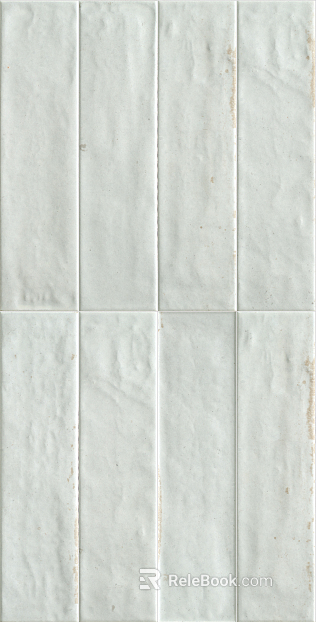 Celadon white retro long art brick texture