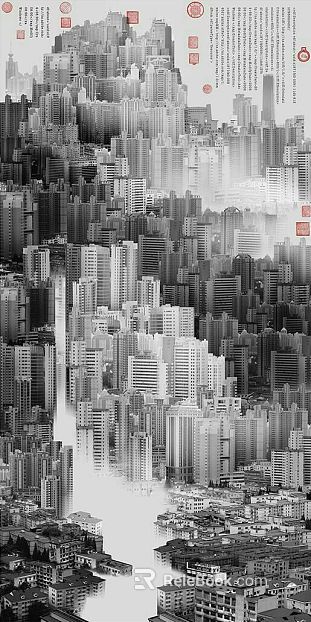 Hanging picture texture