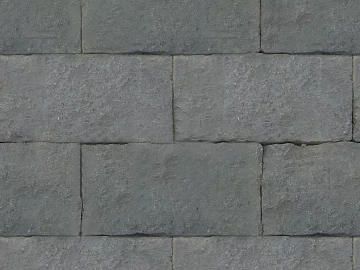 Dark gray stone tiles for outdoor paving 3d model
