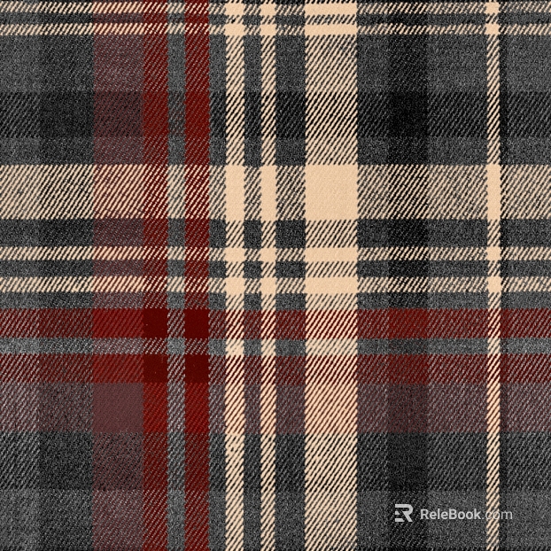 Plaid Striped Fabric texture