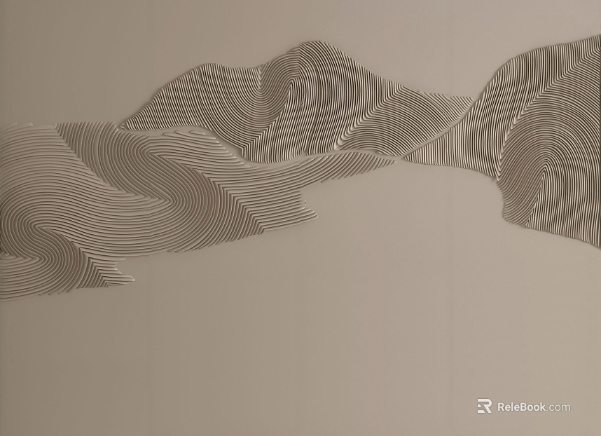 three-dimensional physical painting texture