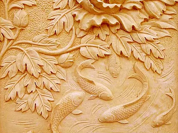 Relief color brick carving texture (ID:ffajg90452)