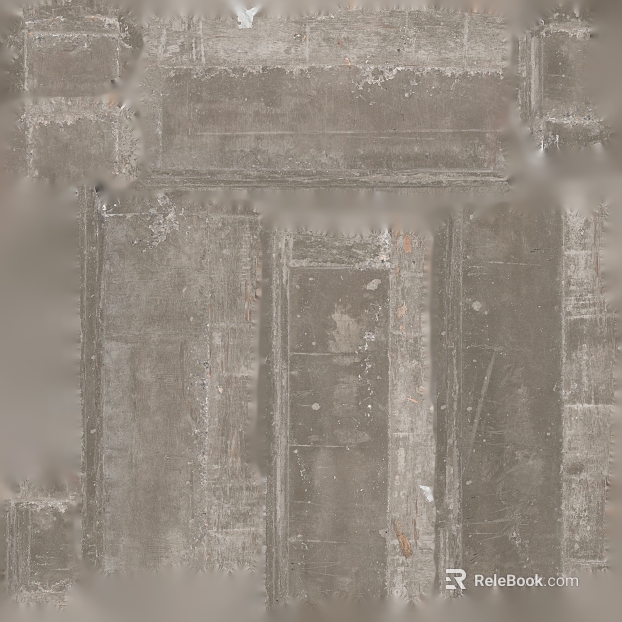 Grey dilapidated wood wall decoration texture
