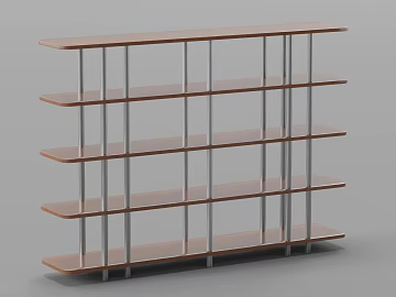 Light Brown Walnut Simple Style Storage Rack texture (ID:ffaeh822664)