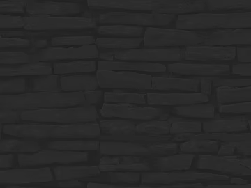 Brick wall black matte stone seamless texture (ID:ffaeg86024)