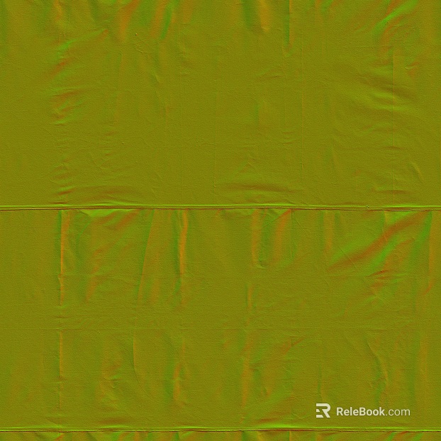 Yellow green plastic cloth packaging cover texture