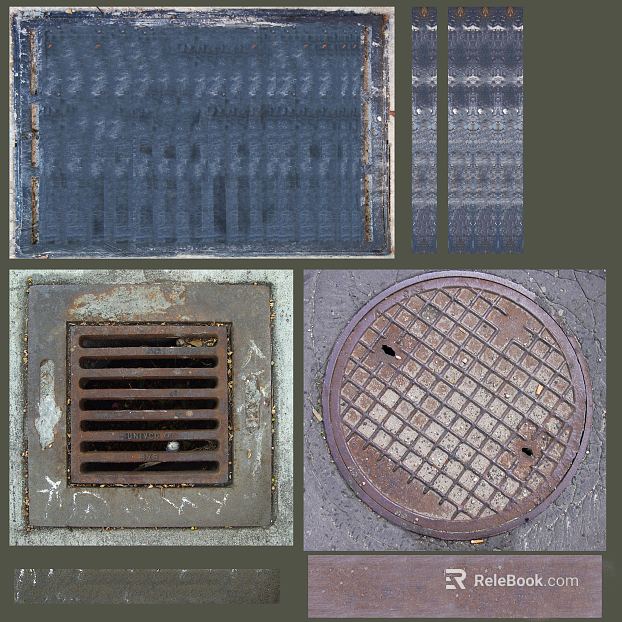 manhole cover texture