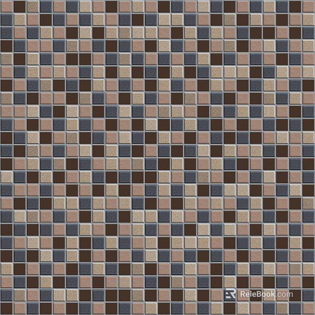 Mosaic Ceramic Map texture