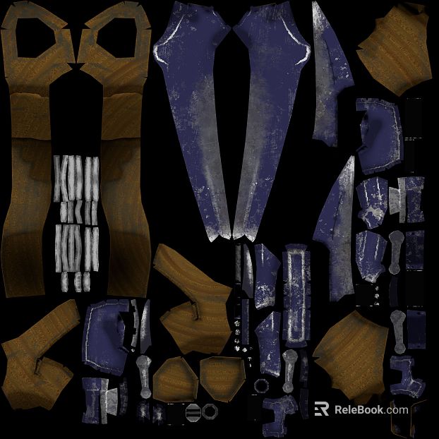 Plane material texture