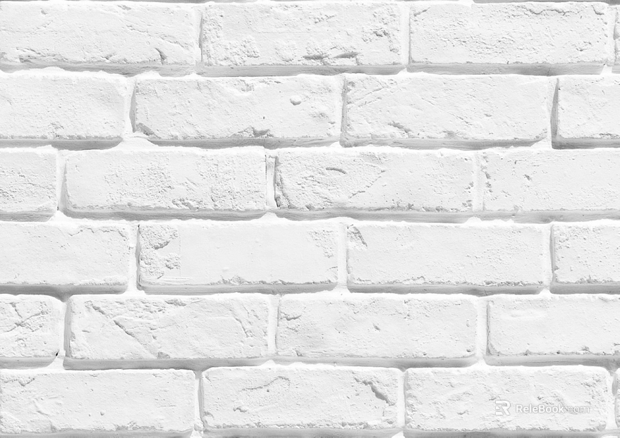 Brick wall rice white wall brick texture