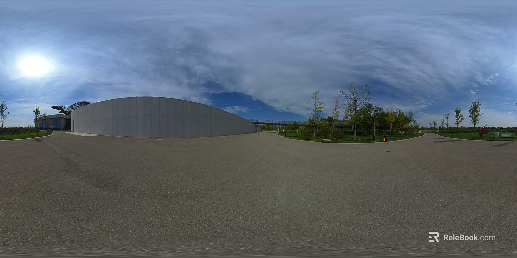 Outdoor architectural HDR texture