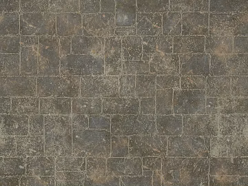 Dark gray antique brick courtyard pavement texture (ID:ffaeh263496)